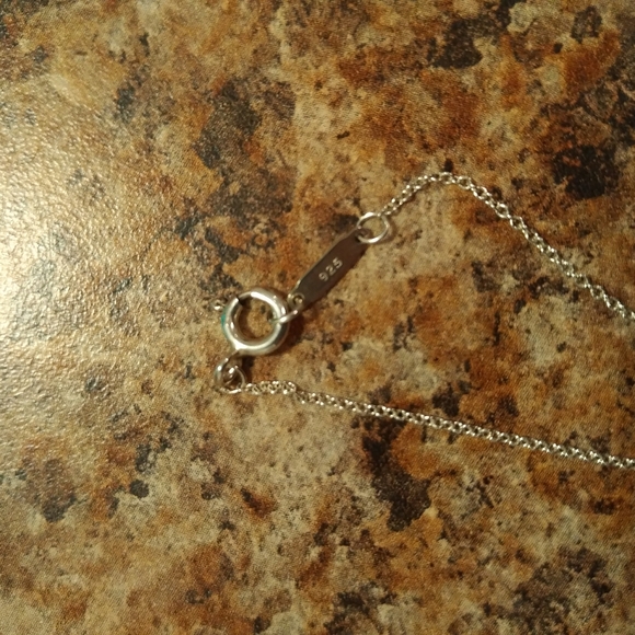 tiffany and co. .925 sterling silver heart necklac - Picture 2 of 3